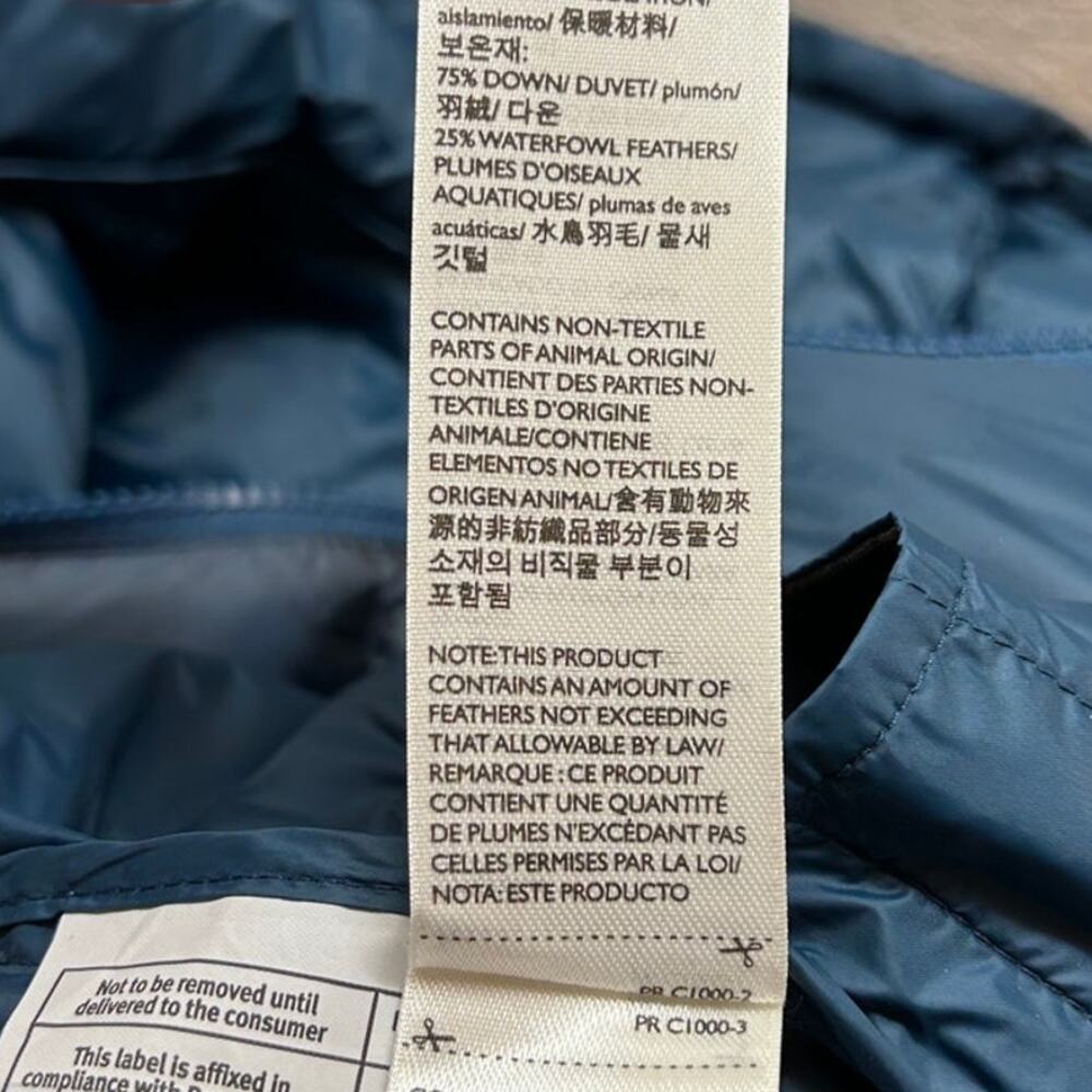 Eddie Bauer Women's 550 Down Hooded Puffer Jacket Blue Size S - Picture 9 of 12